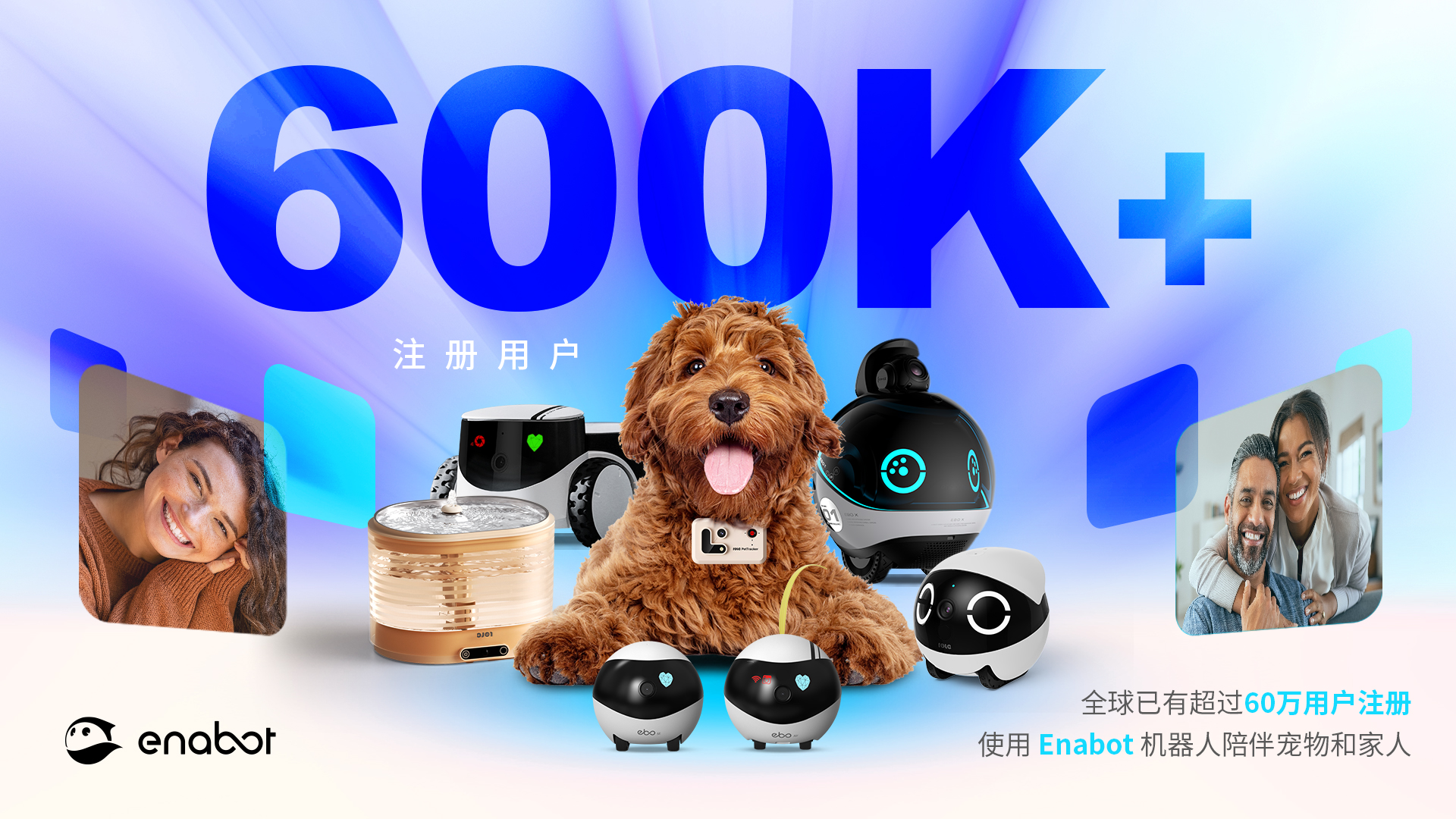 Enabot 全球注册用户已超60万！